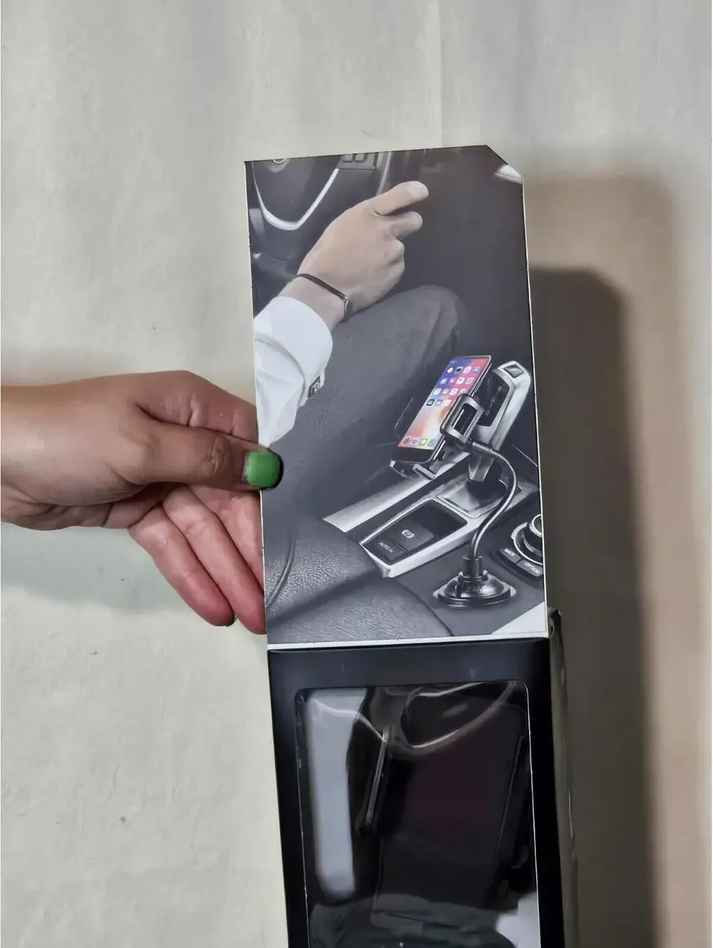 Premier GripCup Car Mount – Cup Holder Flex Smartphone Mount (Open Box)